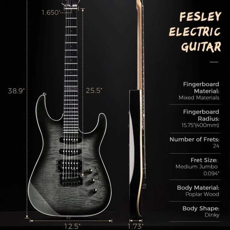 Đàn Guitar Điện Fesley FDK800