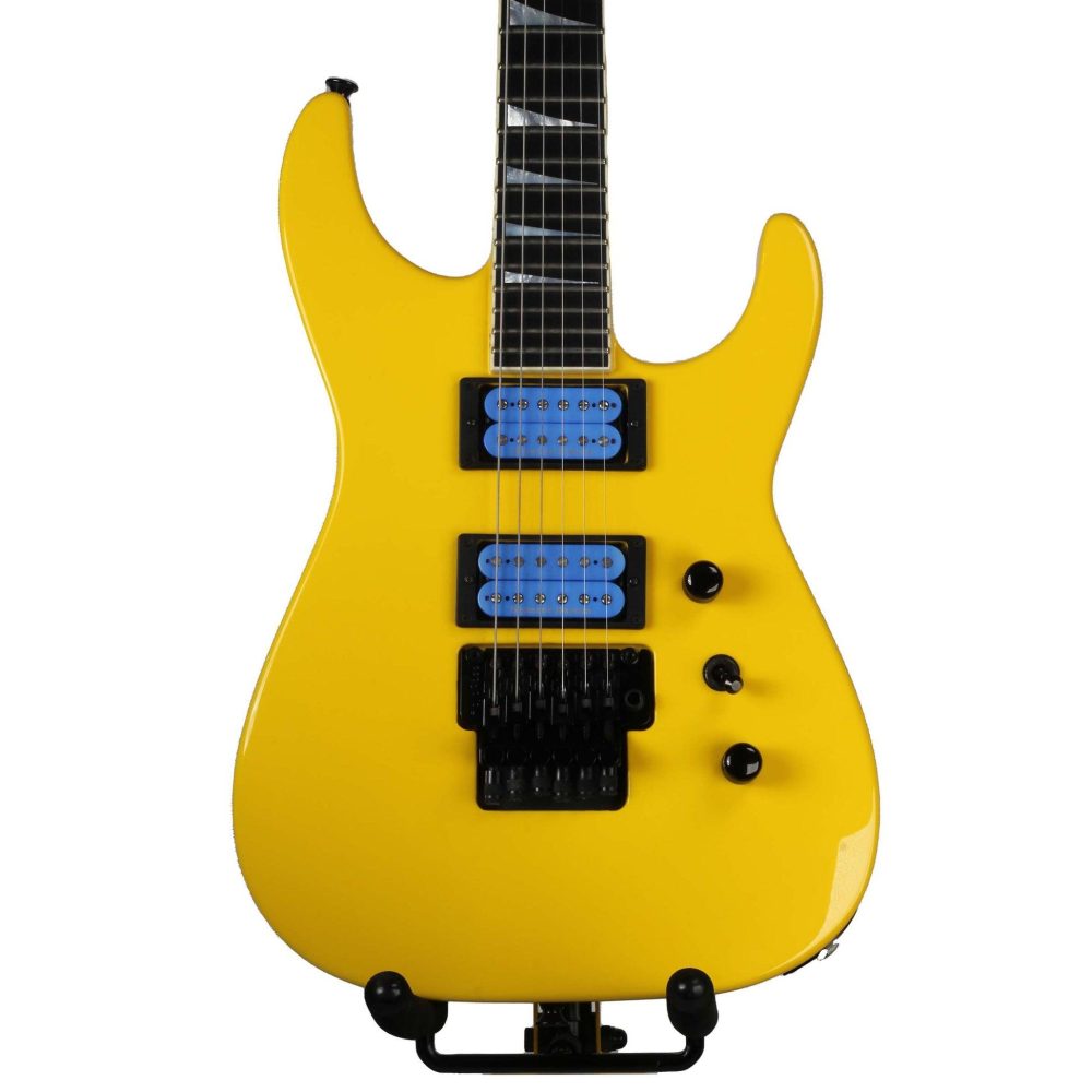 Đàn Guitar Điện Jackson Custom Shop SL2H Soloist Gravity Yellow w/Blue Pickups - Qua Sử Dụng