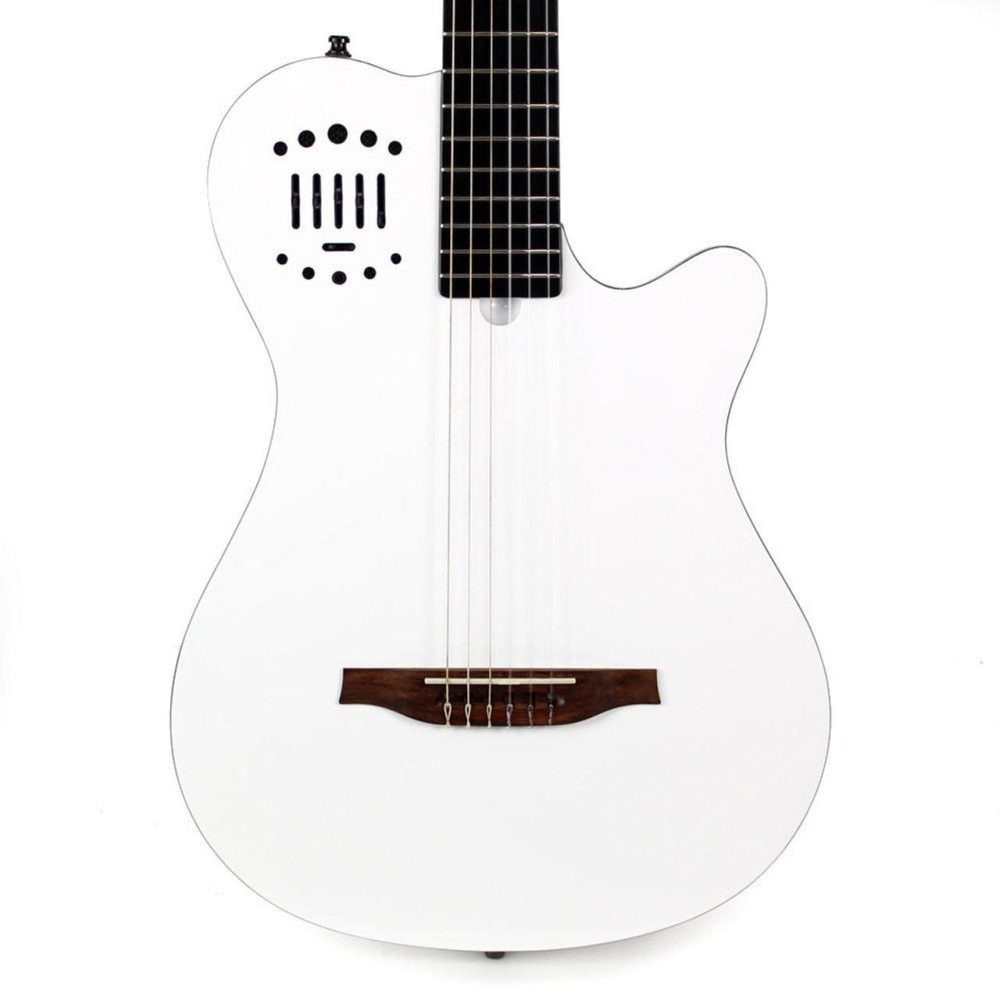 Godin Multiac,Grand Concert Duet Ambiance White HG.