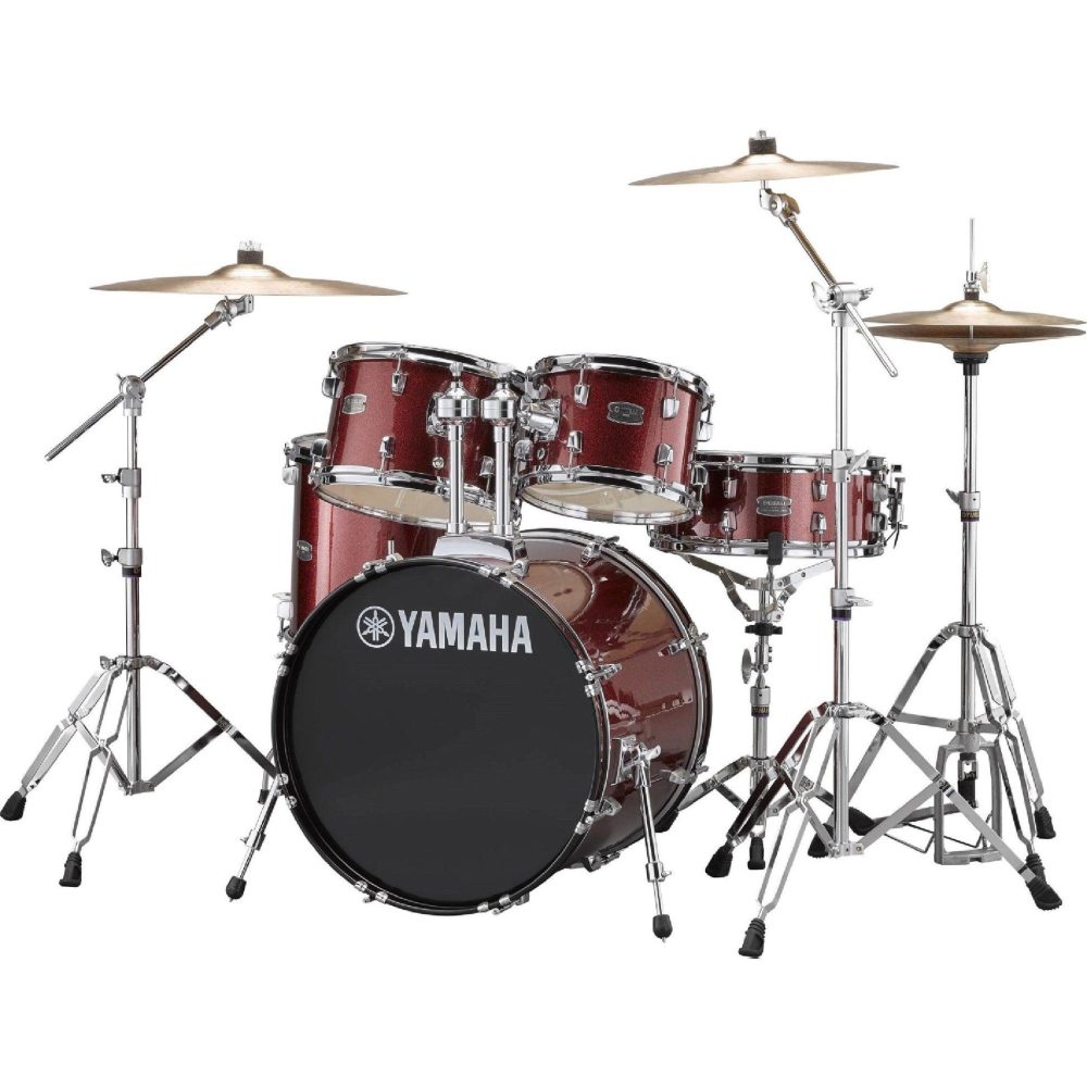 Bộ Trống Cơ Yamaha Rydeen + Hardware Ludwig L4HPACK 400 Series + Cymbal Paiste PST3 141620 – Bộ Trống Chuyên Dụng Cho Người Mới Bắt Đầu